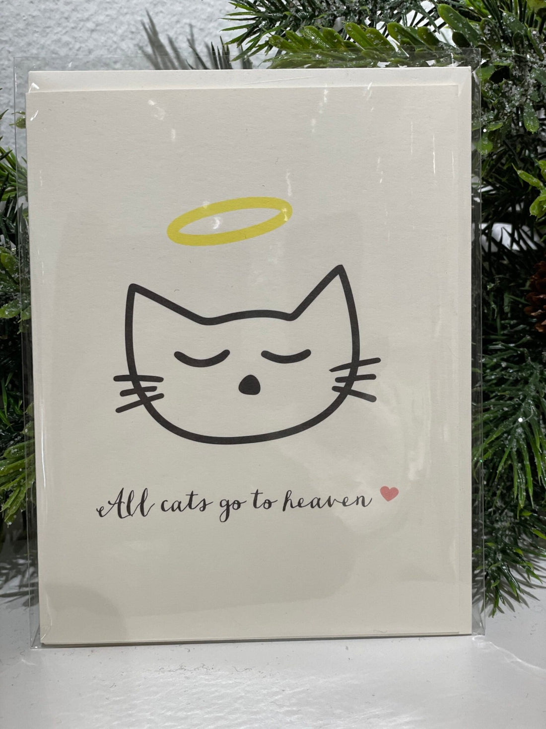 All Cats Go To Heaven Card - Gussied Up Pet Boutique