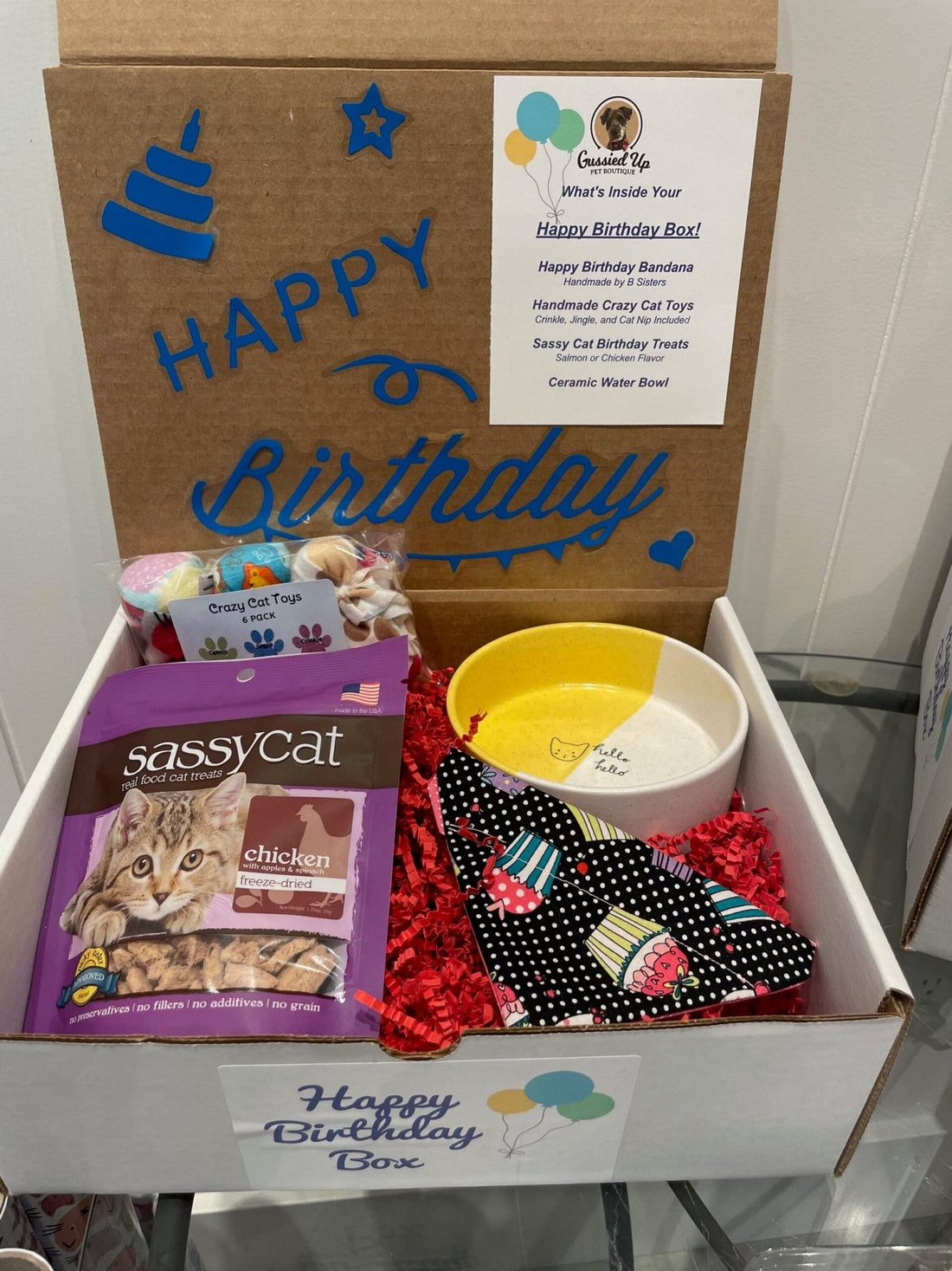 I Love My Cat Birthday Box