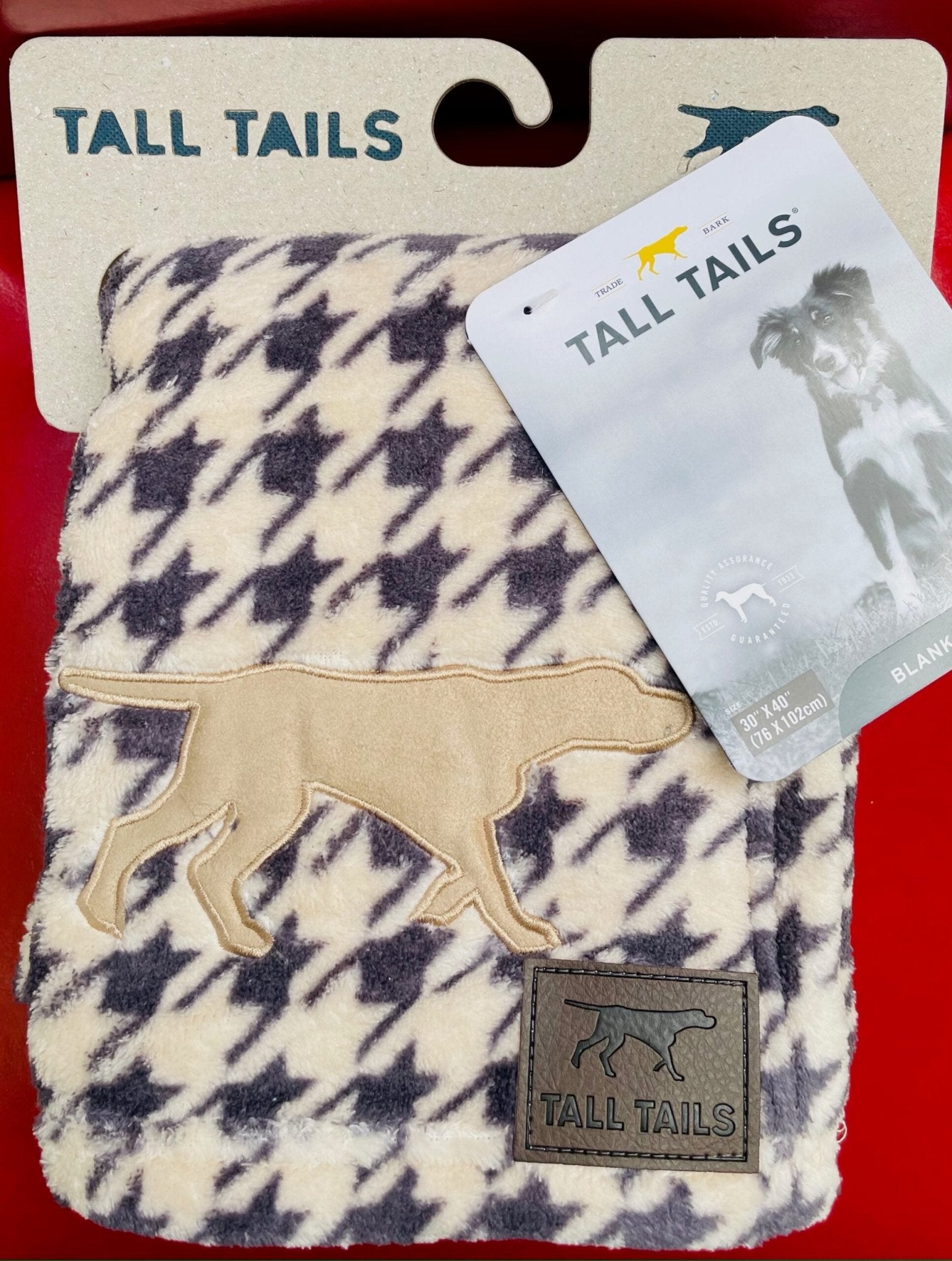 Blanket - Houndstooth 30x40 (small) - Gussied Up Pet Boutique