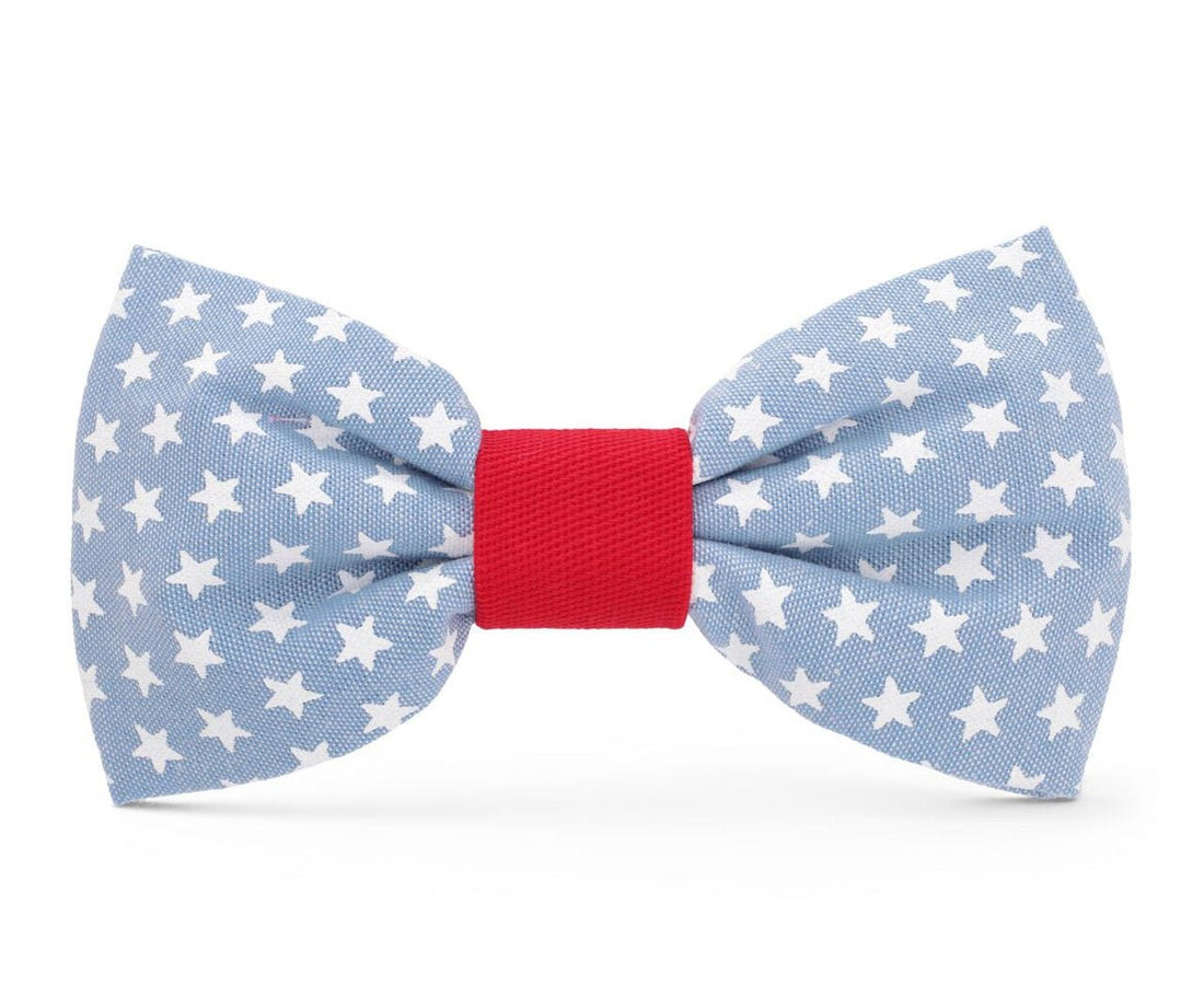 Bow Tie - Blue Star - Gussied Up Pet Boutique
