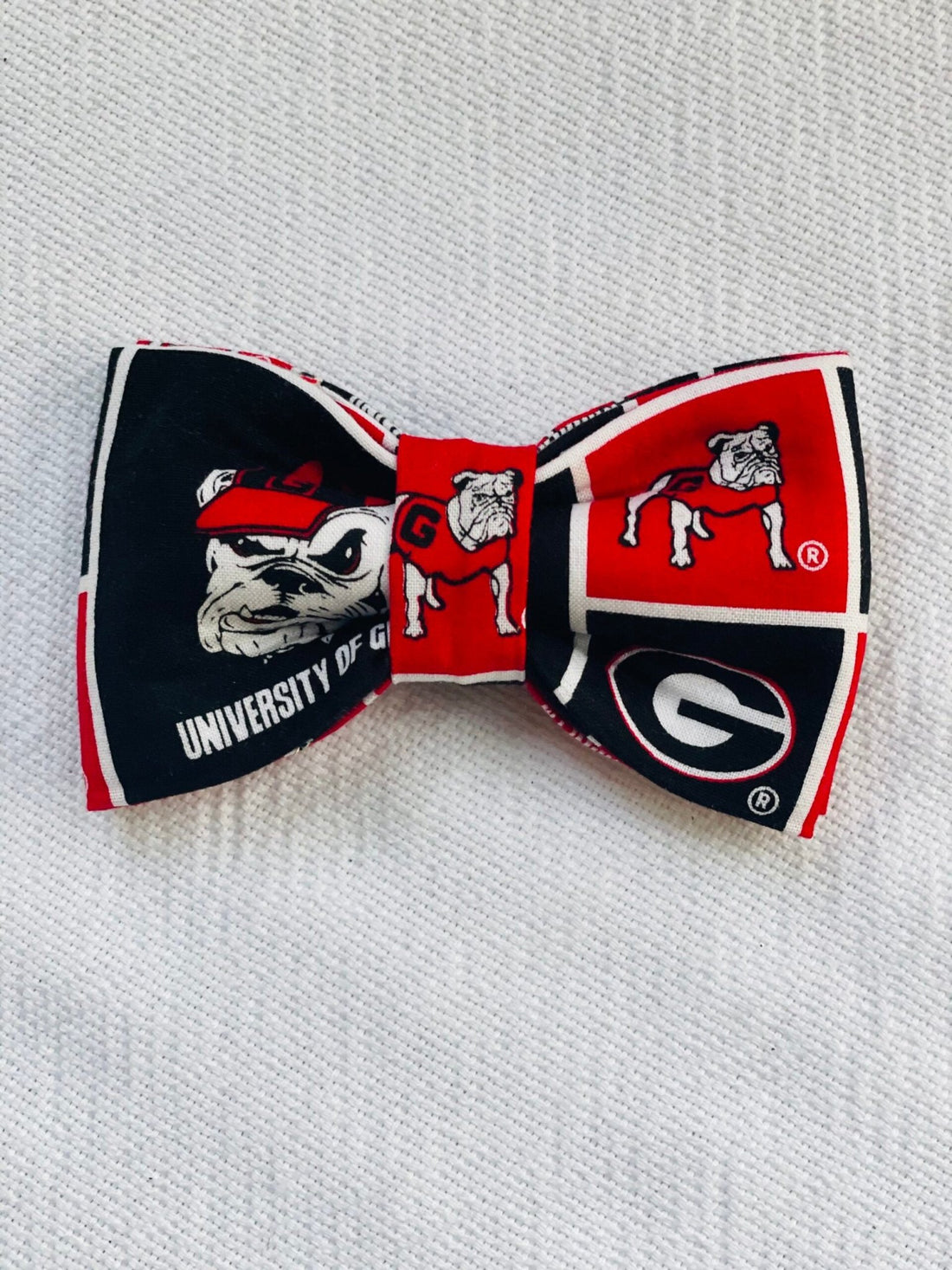 Bowtie - UGA Handmade Bowtie - Gussied Up Pet Boutique