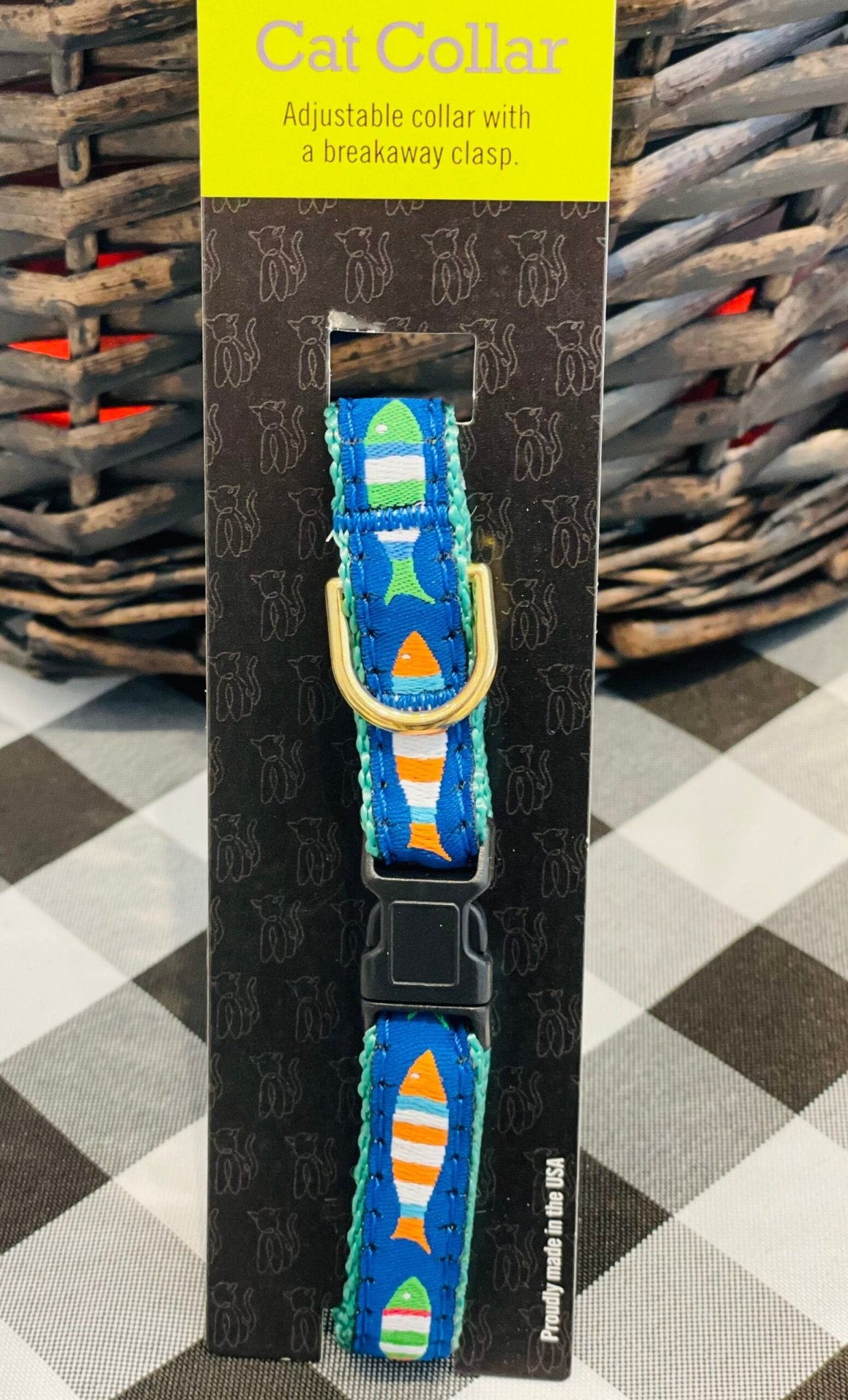 Cat Collar - Funky Fish - Gussied Up Pet Boutique