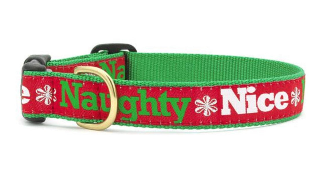 Cat Collar - Naughty and Nice - Gussied Up Pet Boutique