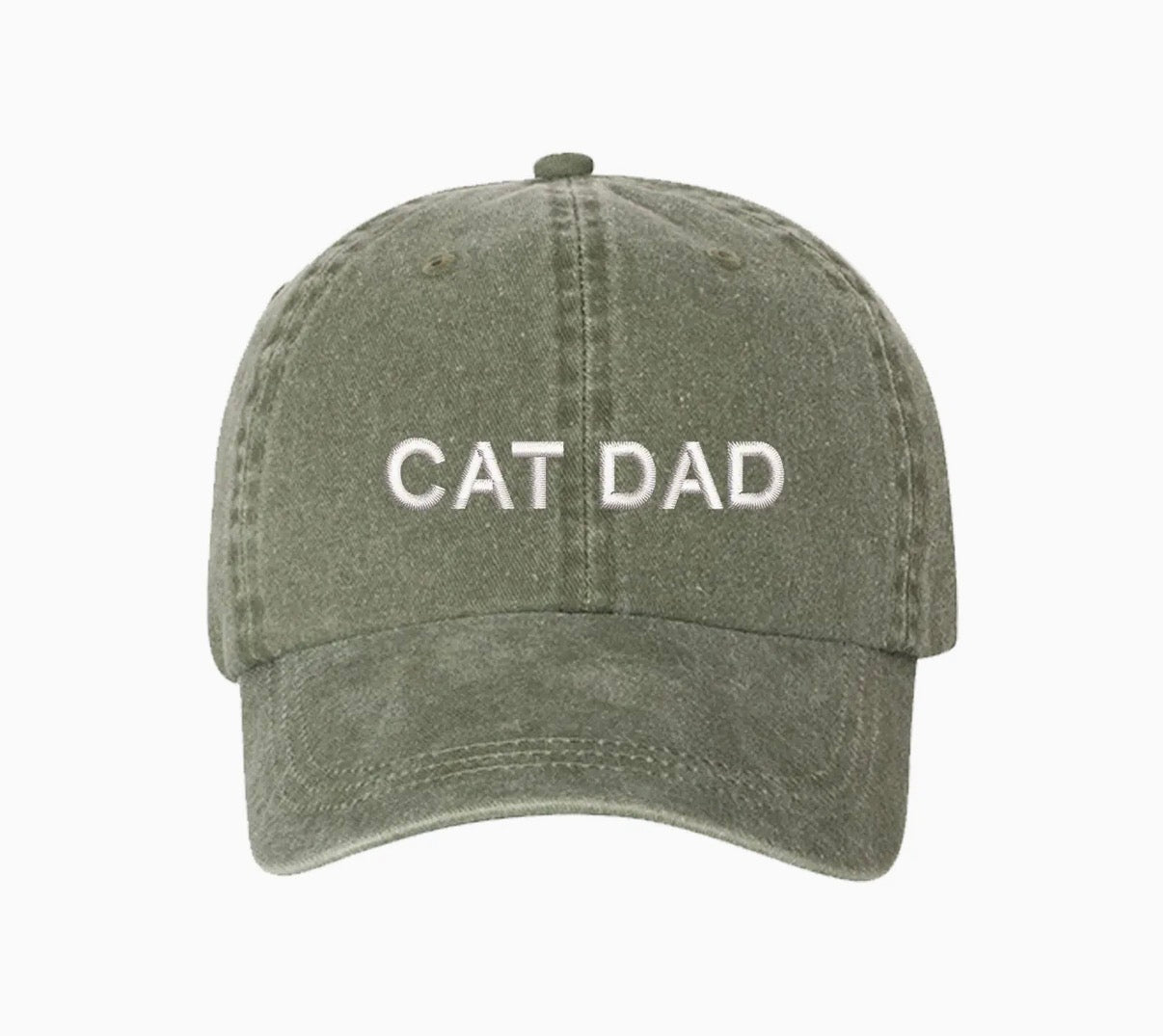 Cat Dad Baseball Hat Black Snapback by My Store - Gussied Up Pet Boutique