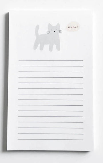 Cat Meow Notepad - Gussied Up Pet Boutique