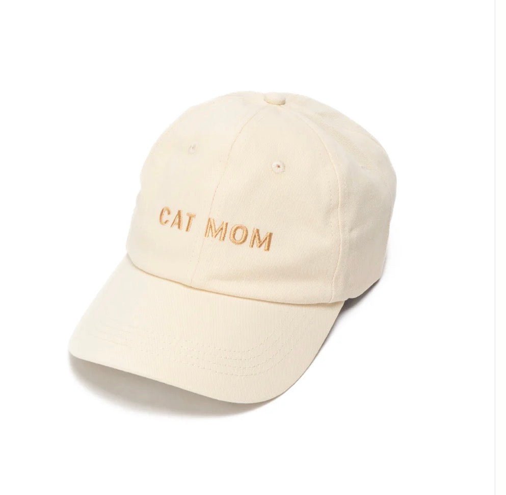 Cat Mom Baseball Hat - Gussied Up Pet Boutique