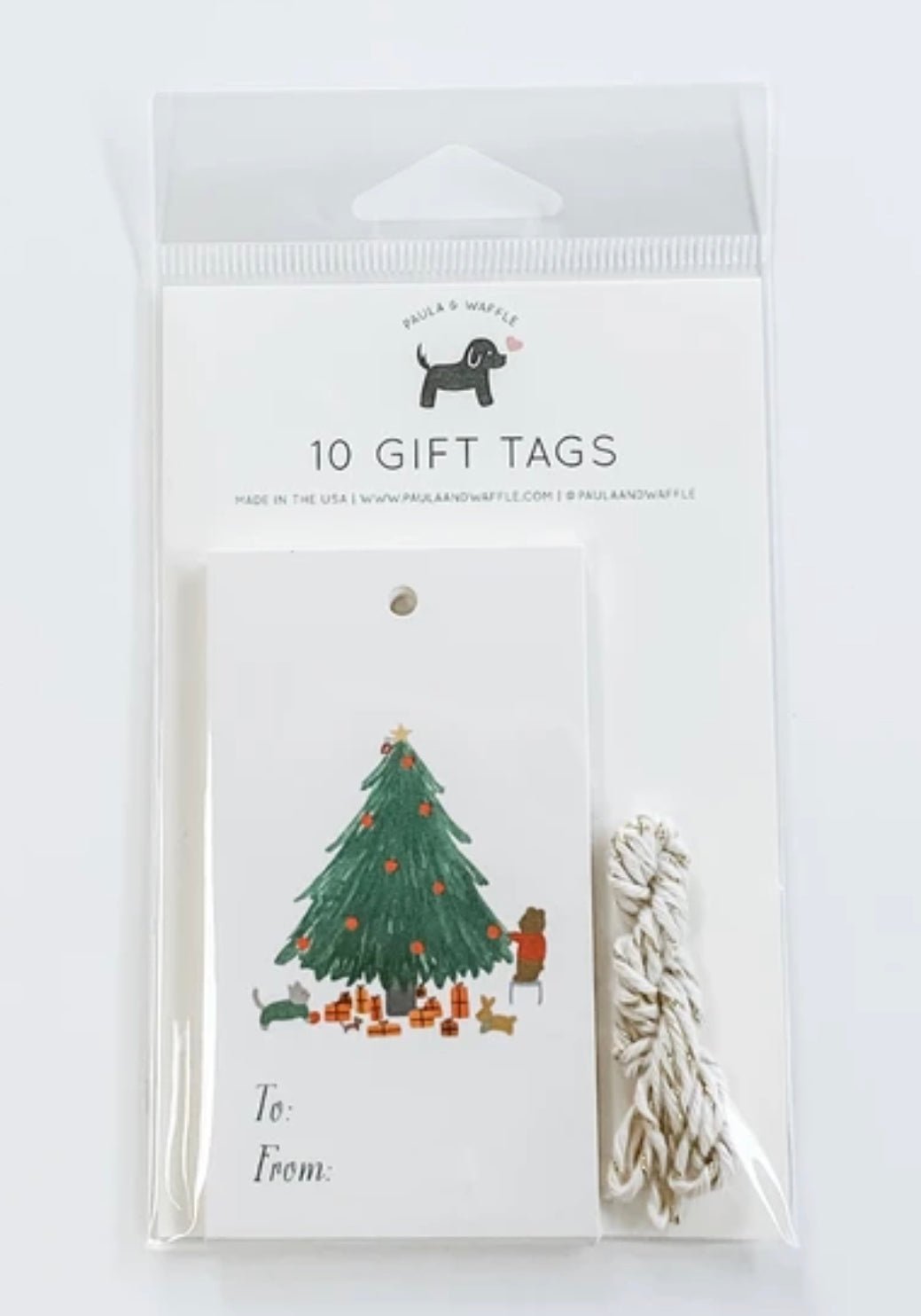 Christmas Animals Gift Tag - Gussied Up Pet Boutique