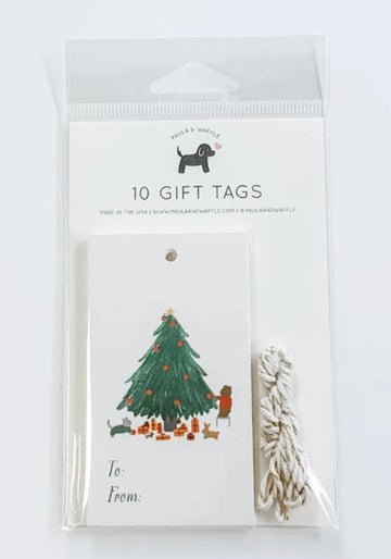 Christmas Animals Gift Tag - Gussied Up Pet Boutique