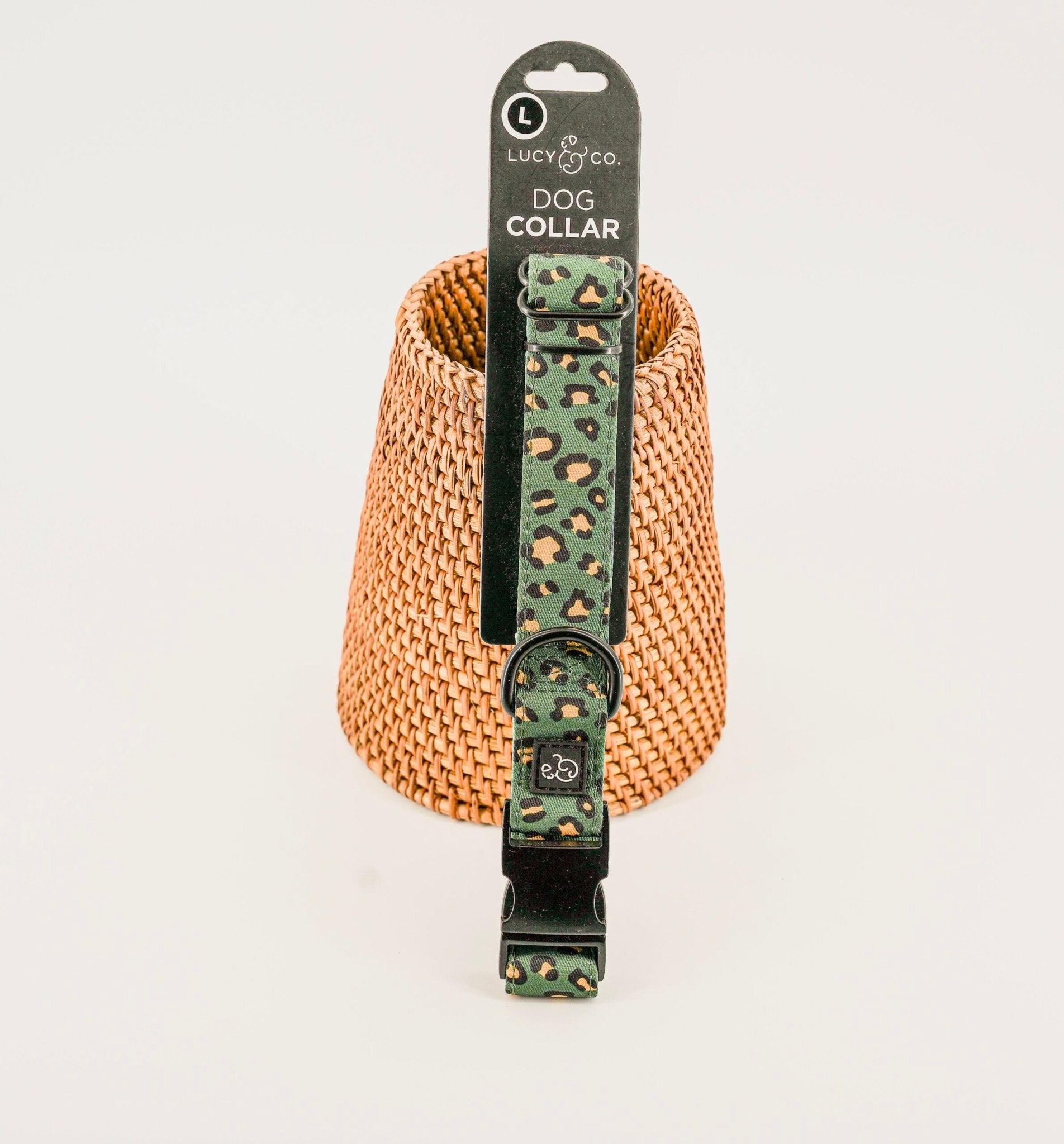 Collar - Jungle Vibes (Large 16" - 26") - Gussied Up Pet Boutique