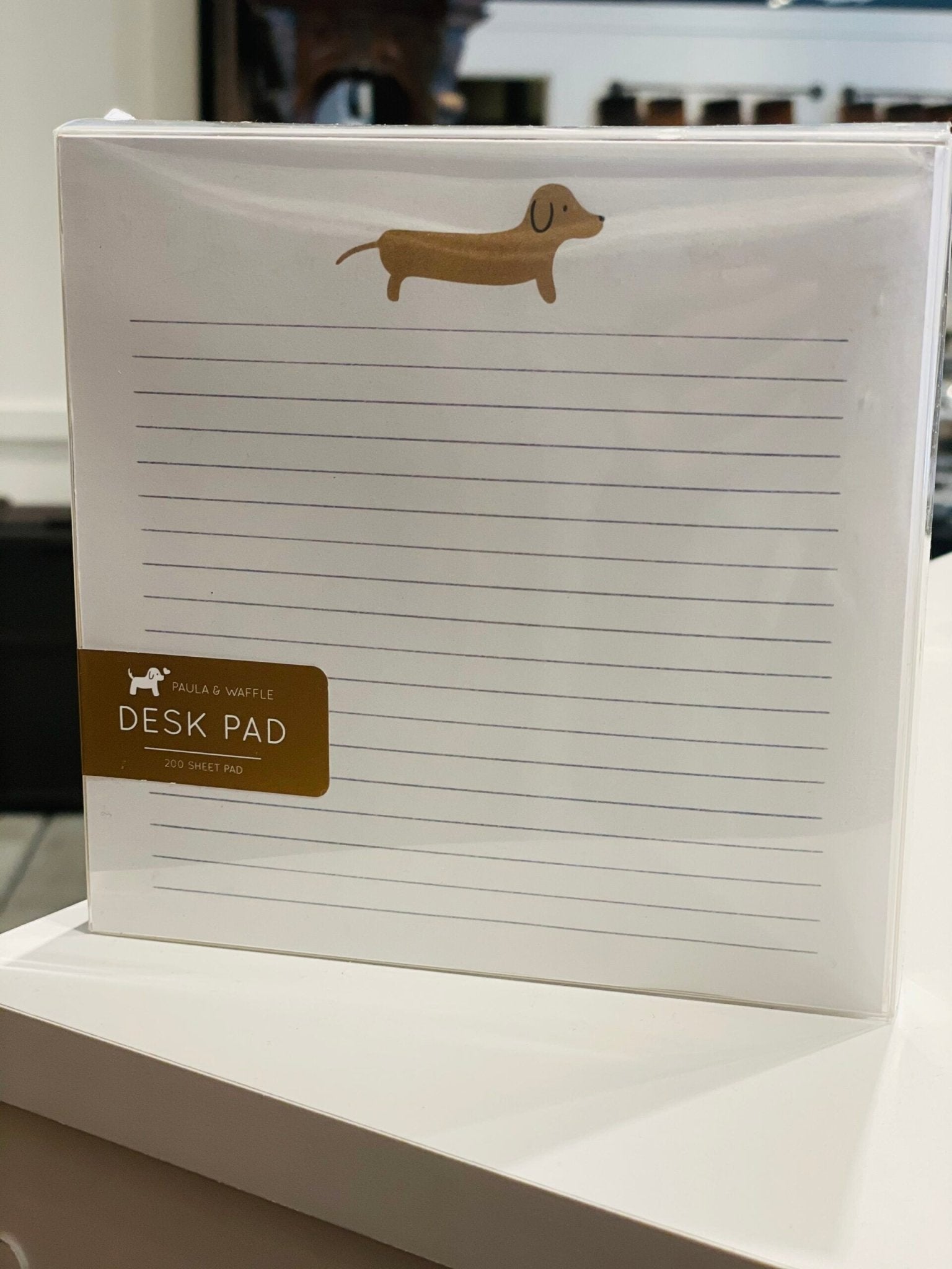 Dachshund Desk Pad - Gussied Up Pet Boutique