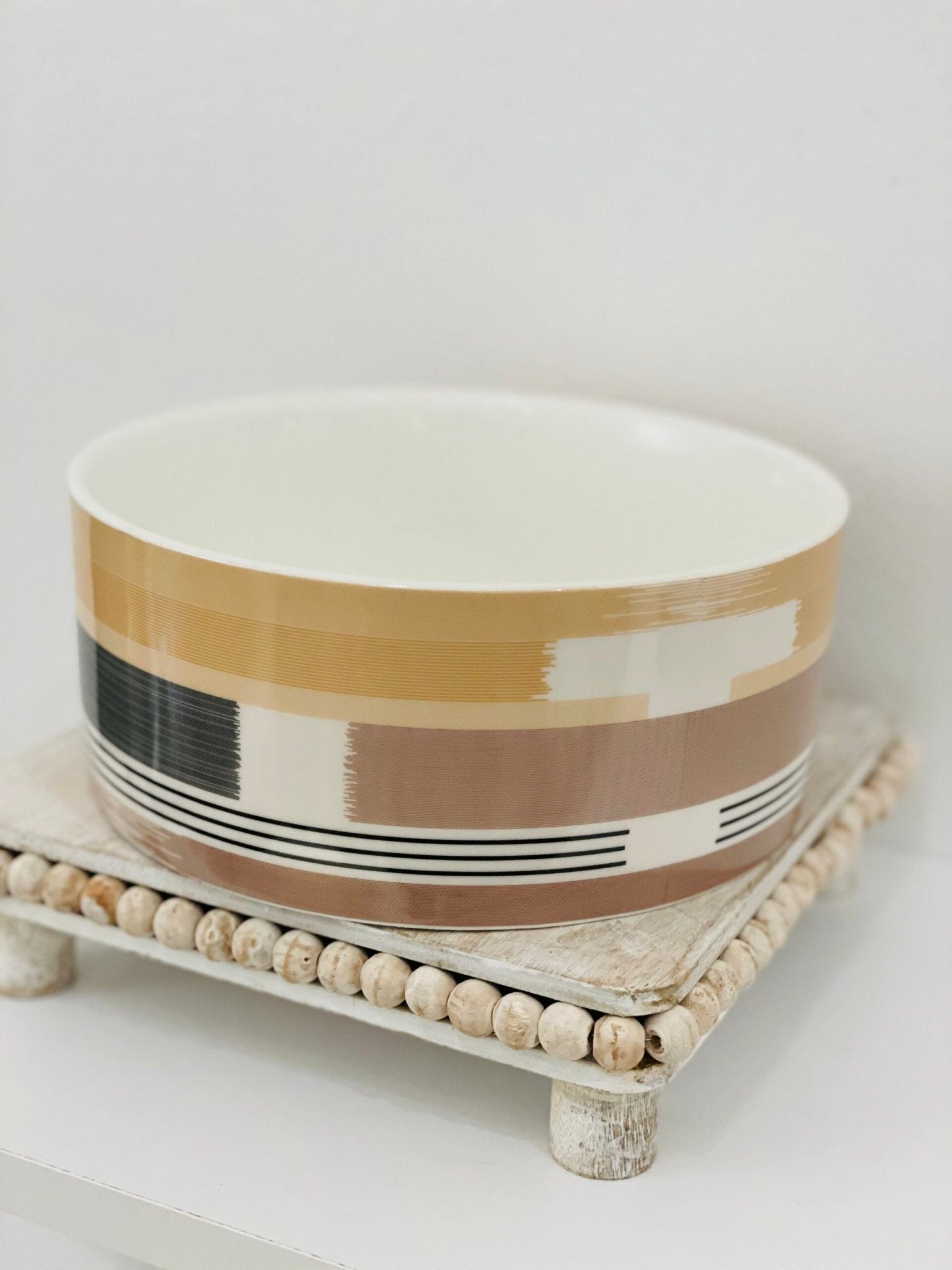 Dog Bowl - Textile Lines - Gussied Up Pet Boutique