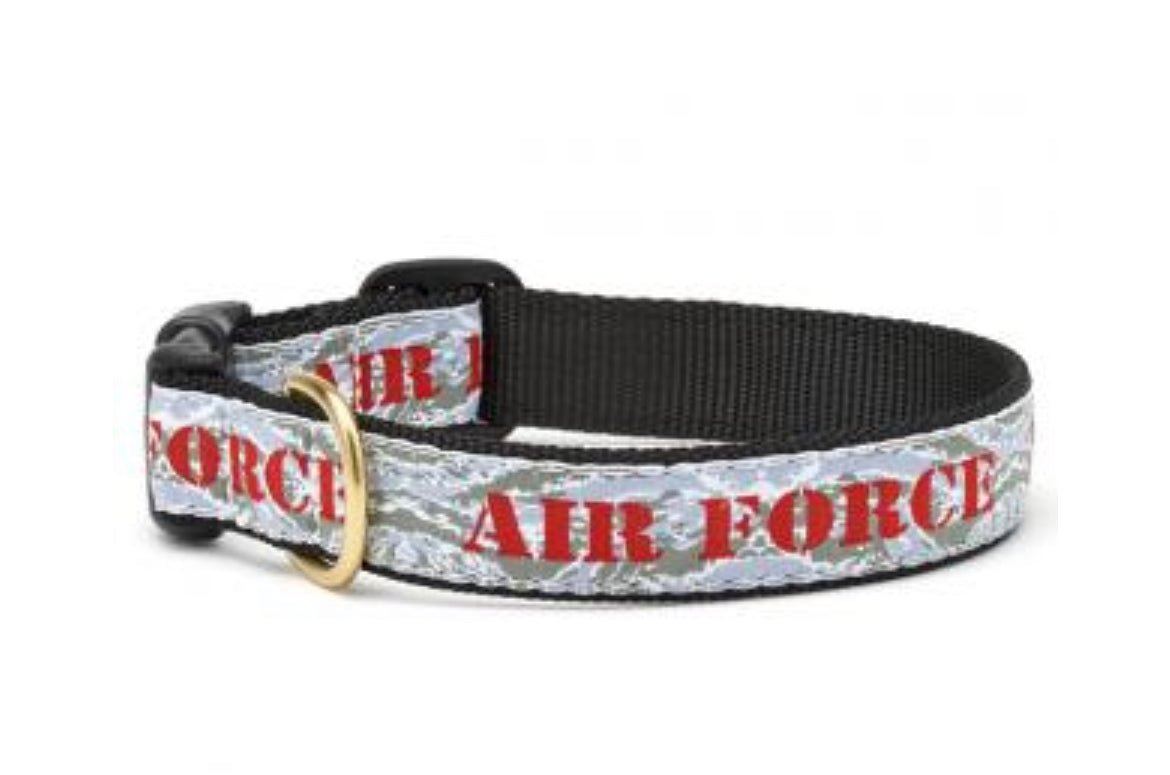 Dog Collar - Air Force - Gussied Up Pet Boutique