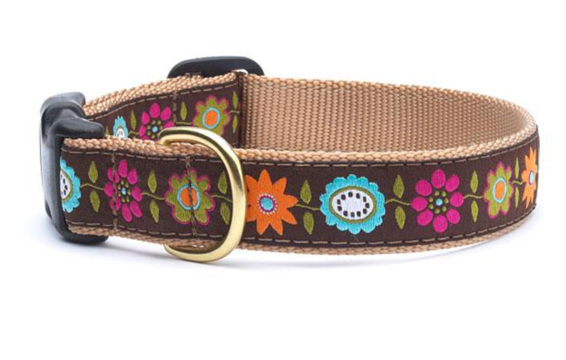 Dog Collar - Bella Floral - Gussied Up Pet Boutique