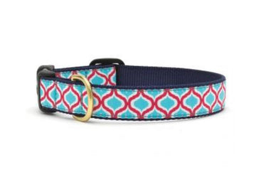 Dog Collar - Blue Kismet - Gussied Up Pet Boutique