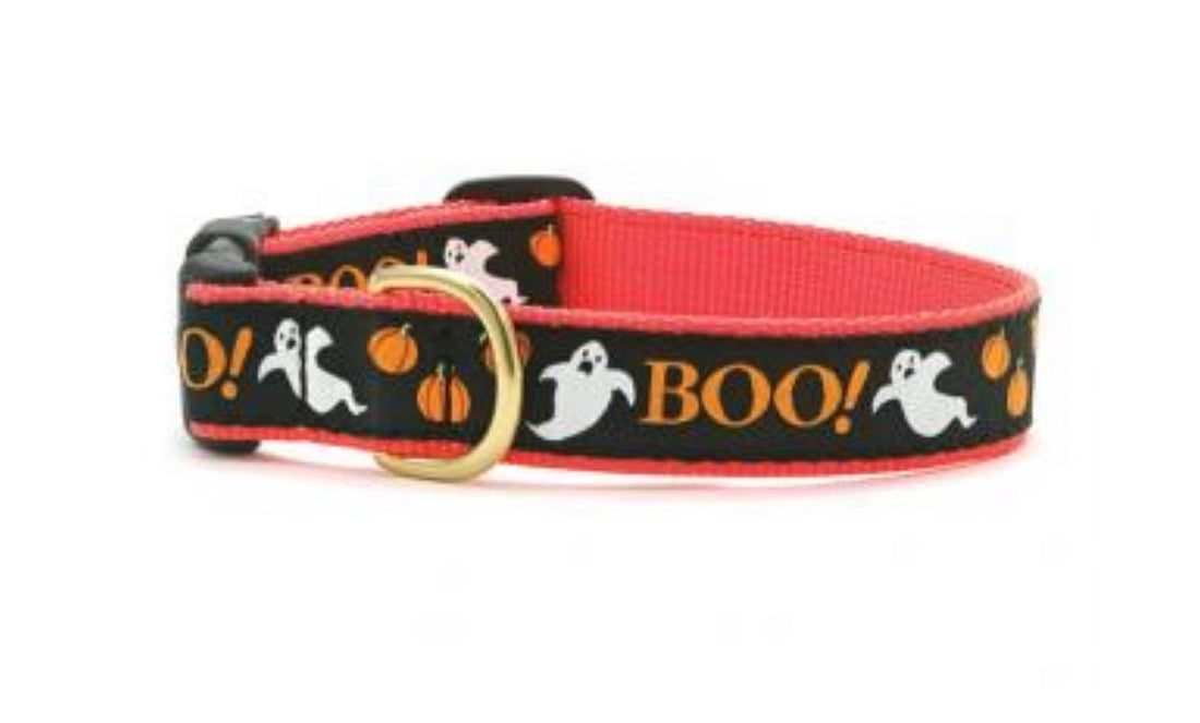 Dog Collar - Boo (Small 5/8 inch) - Gussied Up Pet Boutique