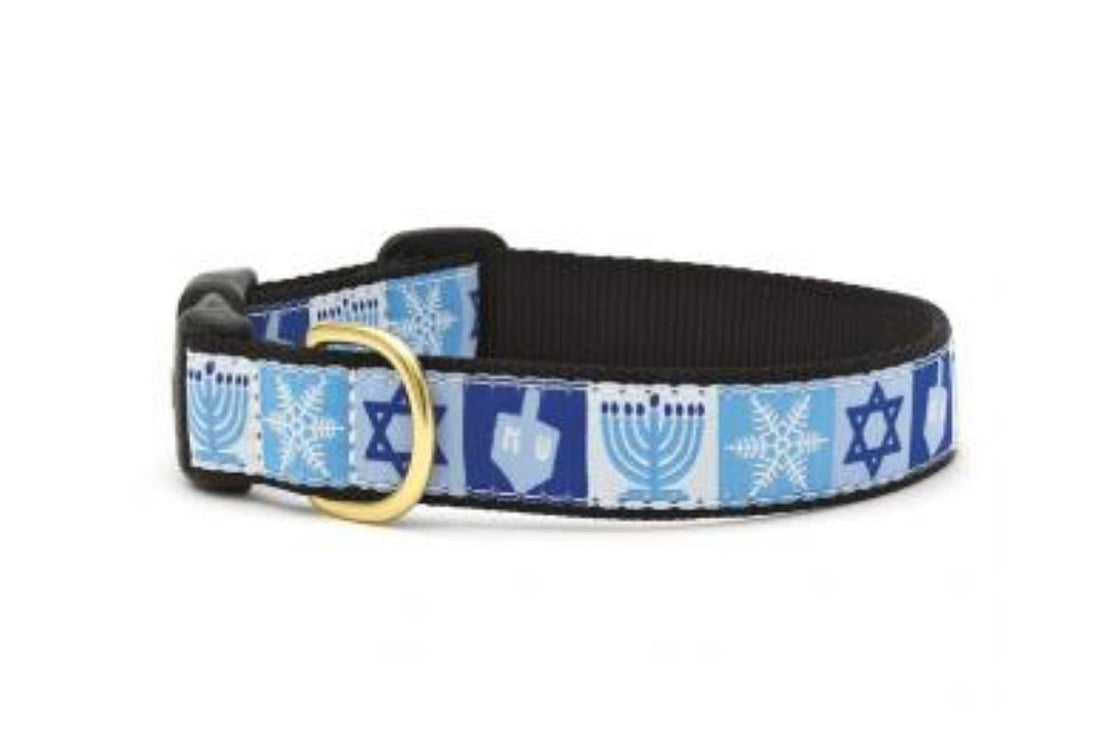 Dog Collar - Hannukah - Gussied Up Pet Boutique