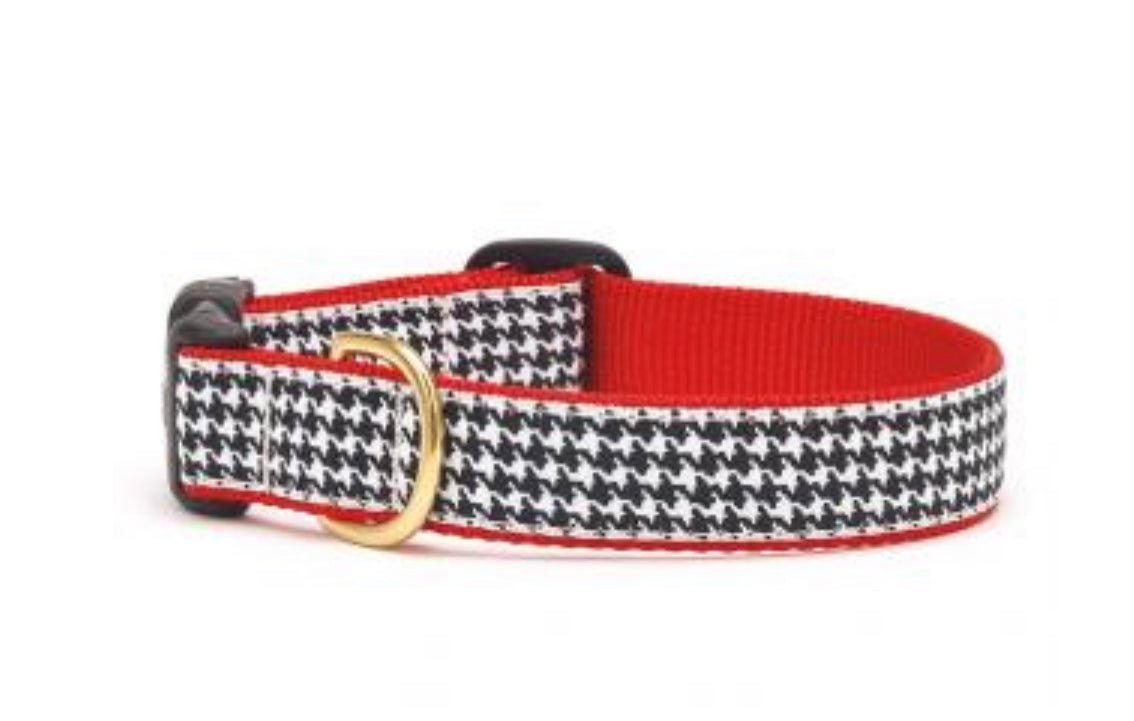 Dog Collar - Houndstooth - Gussied Up Pet Boutique
