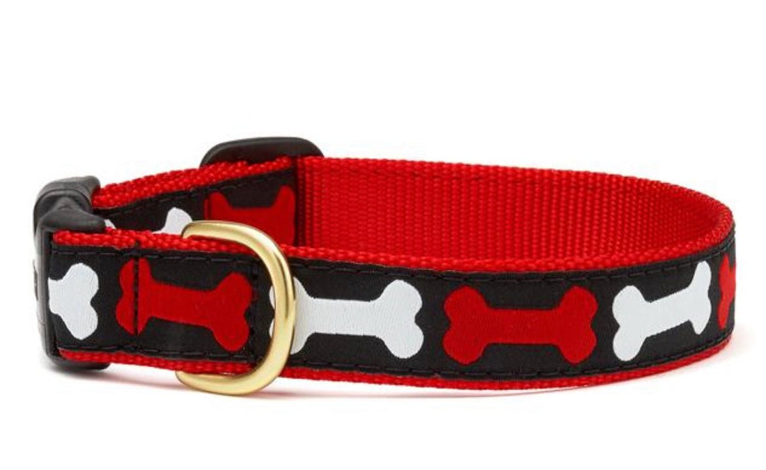 Dog Collar - No Bones About It - Gussied Up Pet Boutique