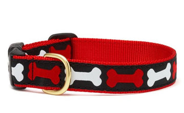 Dog Collar - No Bones About It - Gussied Up Pet Boutique