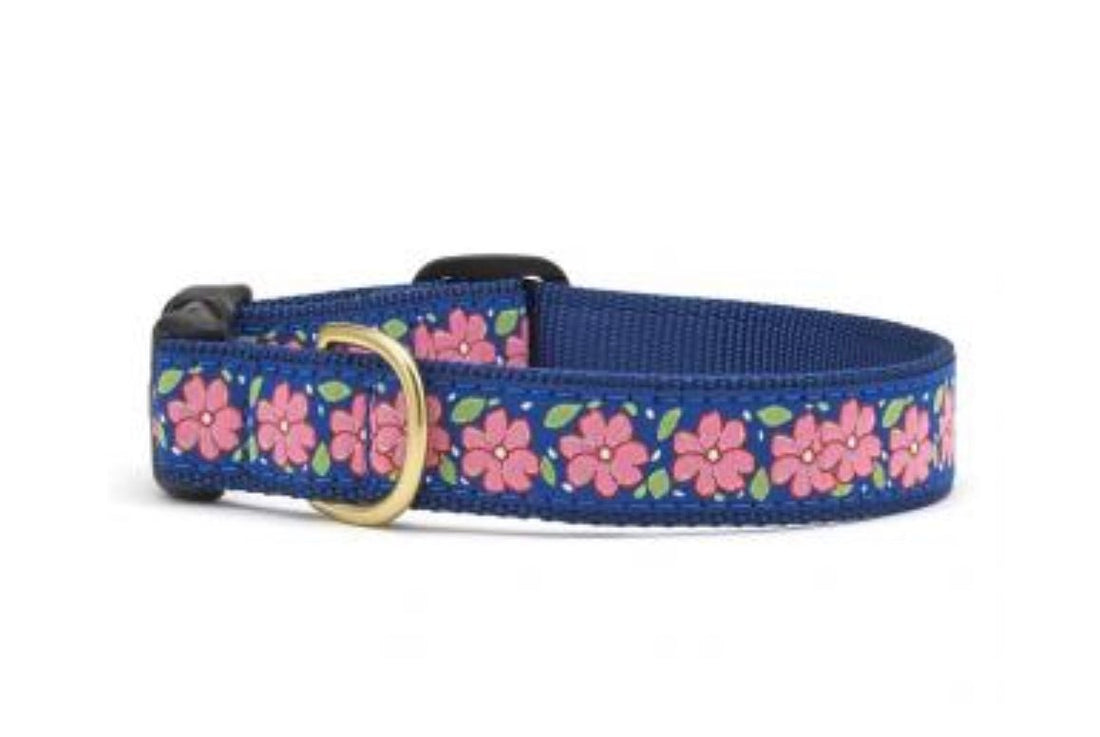 Dog Collar - Pink Garden - Gussied Up Pet Boutique