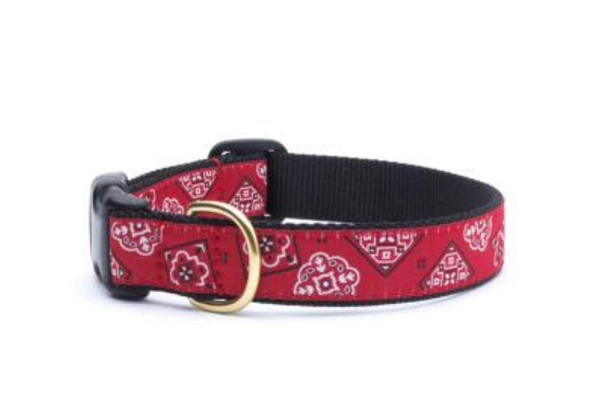 Dog Collar - Red Bandana - Gussied Up Pet Boutique