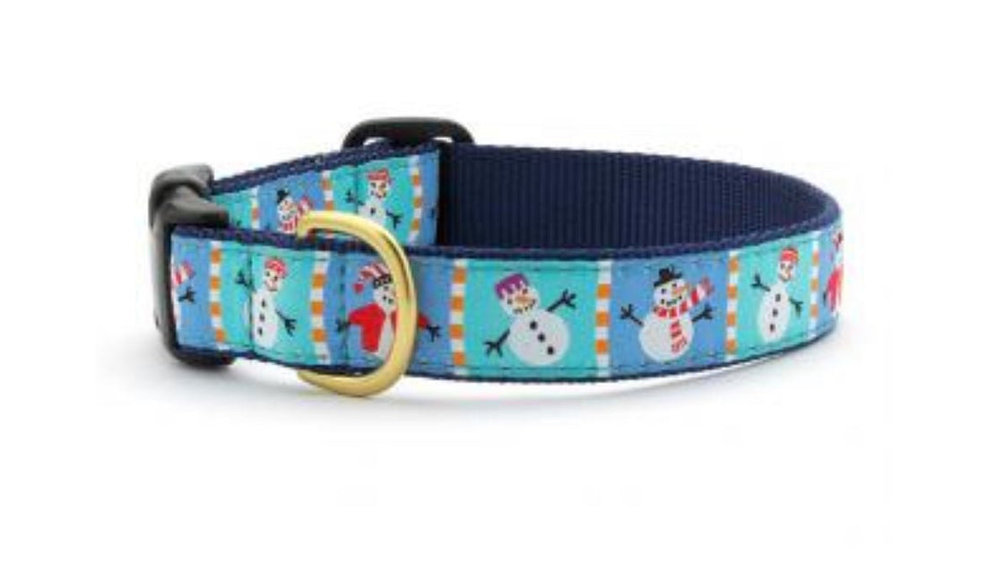 Dog Collar - Snowman - Gussied Up Pet Boutique