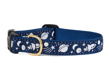 Dog Collar - Space Ships - Gussied Up Pet Boutique