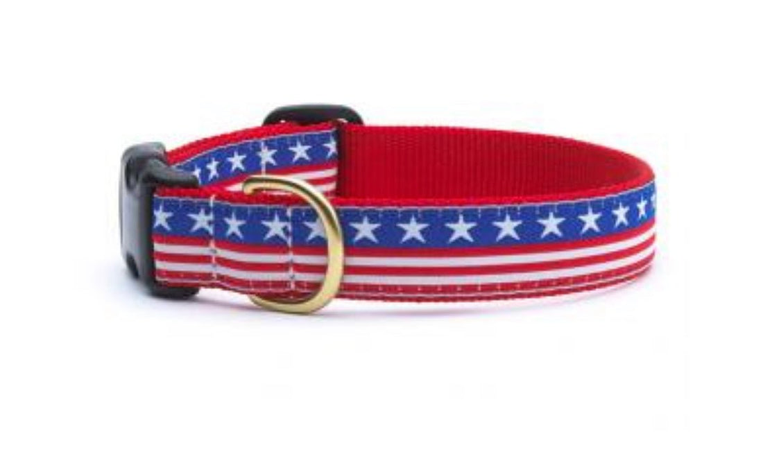 Dog Collar - Stars and Stripes - Gussied Up Pet Boutique