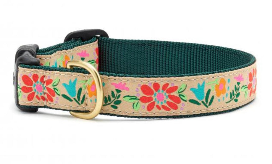 Dog Collar - Tapestry Floral - Gussied Up Pet Boutique