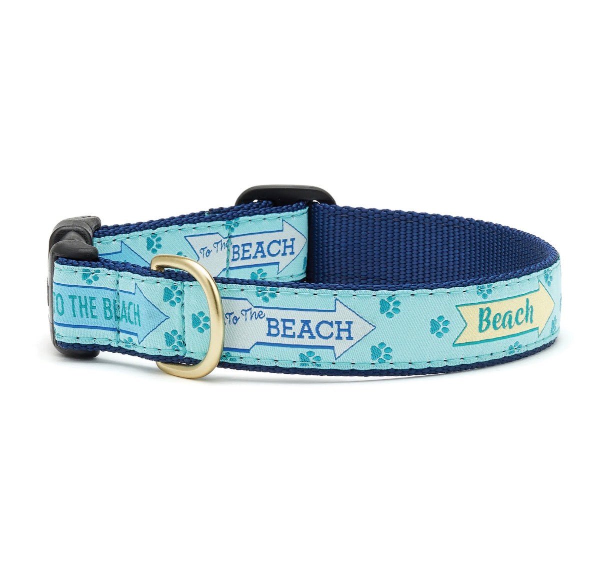 Dog Collar - To the Beach (Copy) - Gussied Up Pet Boutique