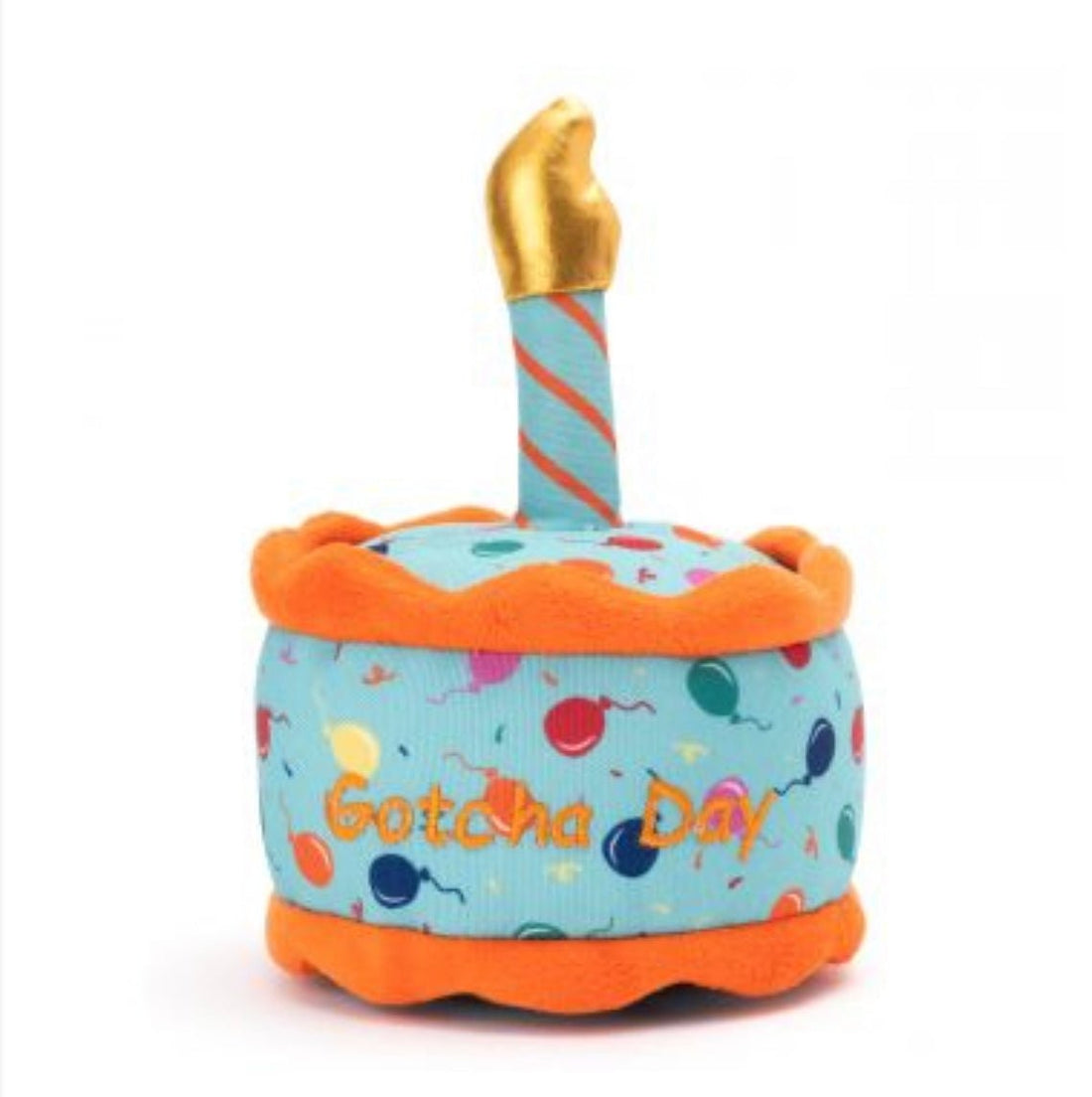 Dog Toy Gotcha Day Cake - Gussied Up Pet Boutique