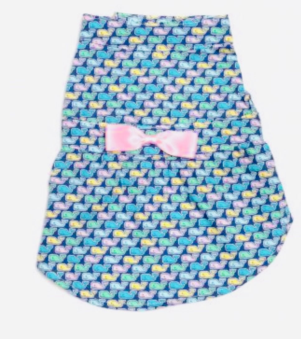 Dress - Whales - Gussied Up Pet Boutique