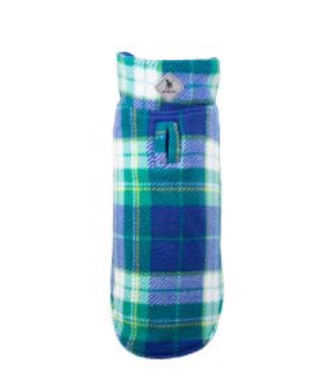 Fleece - Blue/Green (Large Breed) - Gussied Up Pet Boutique