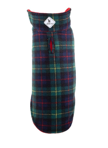 Fleece - Green/Navy - Gussied Up Pet Boutique