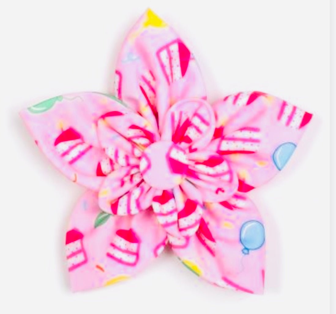Flower - Birthday Pink - Gussied Up Pet Boutique
