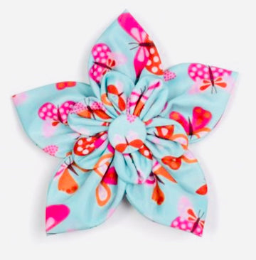 Flower - Butterflies - Gussied Up Pet Boutique