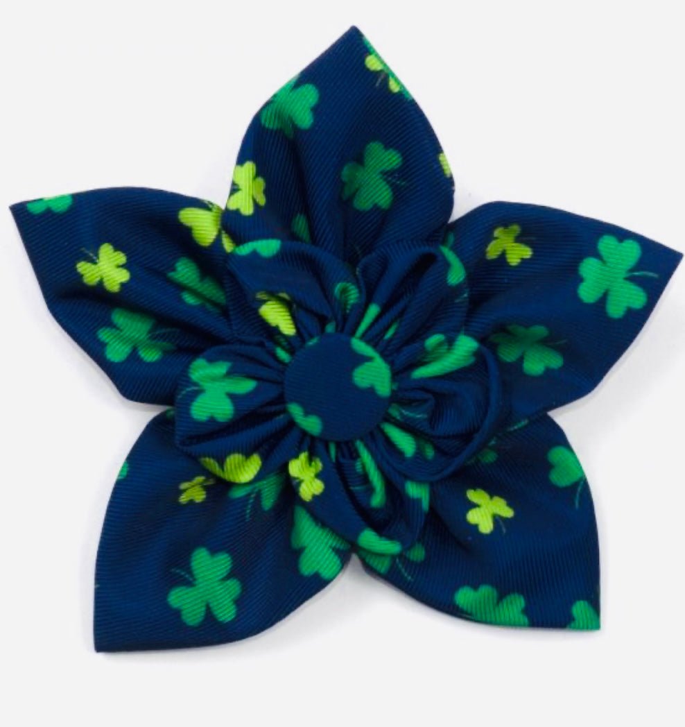 Flower - Shamrock - Gussied Up Pet Boutique