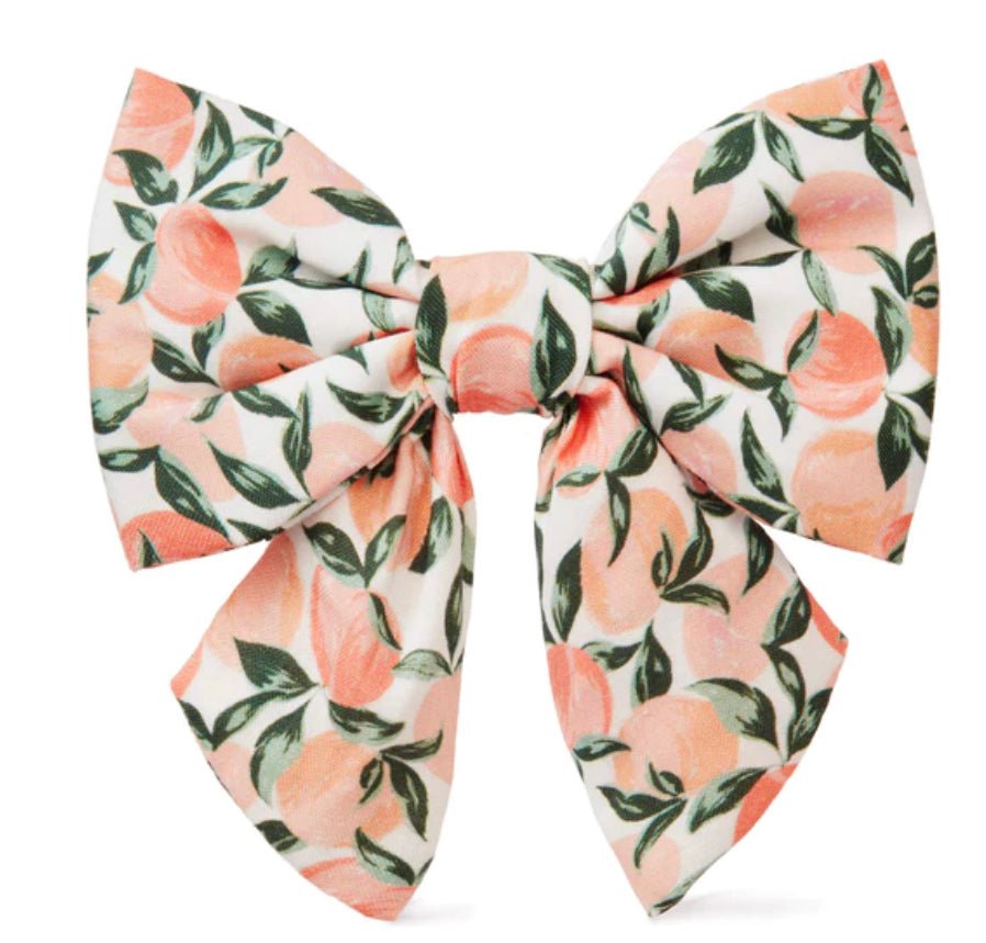 Lady Bow Tie - Peaches and Cream - Gussied Up Pet Boutique