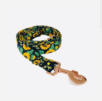 Leash - Sunflower - Gussied Up Pet Boutique