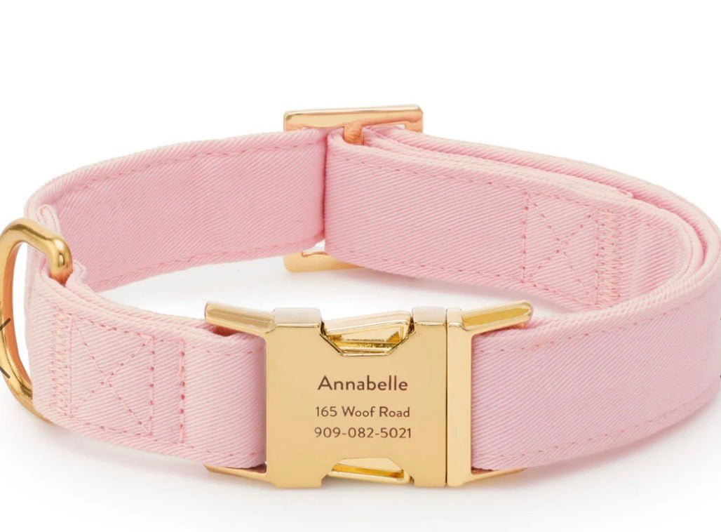 Light Pink Dog Collar - Foggy Dog - Gussied Up Pet Boutique