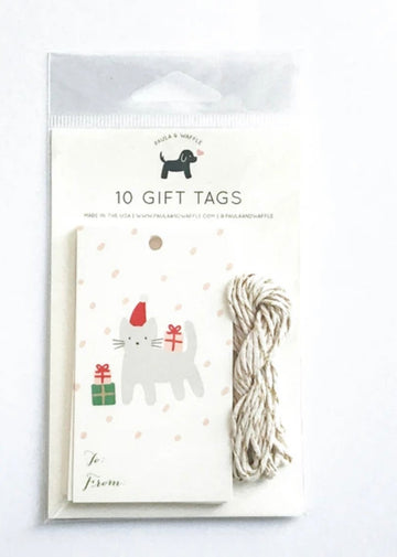 Meowy Christmas Gift Tag - Gussied Up Pet Boutique