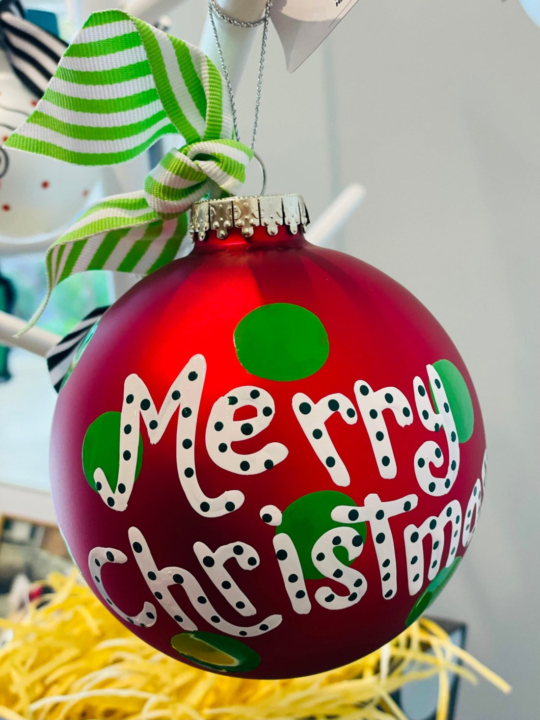 Merry Christmas Y'all Ornament - Gussied Up Pet Boutique
