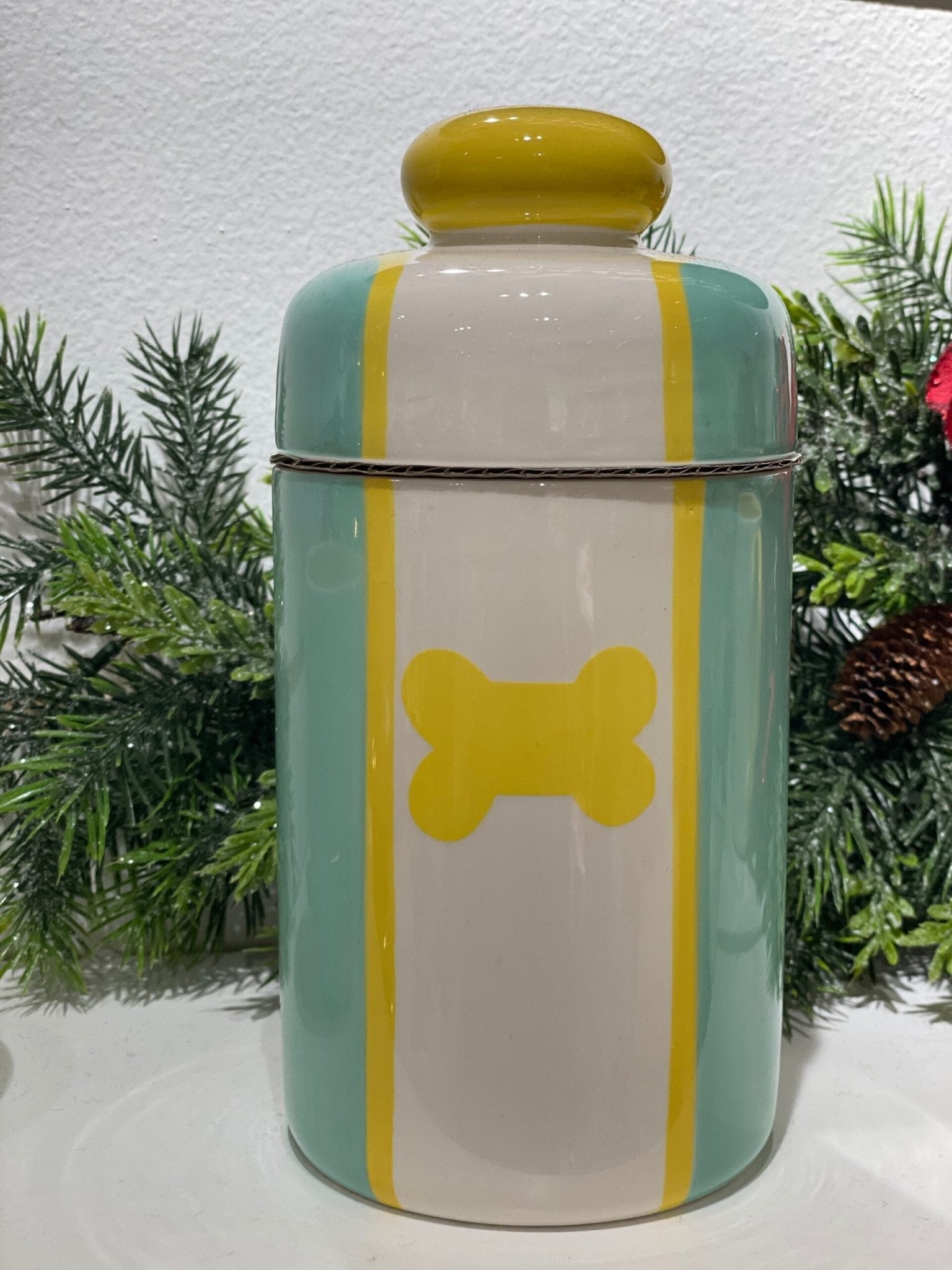 Mint Treat Jar - Gussied Up Pet Boutique