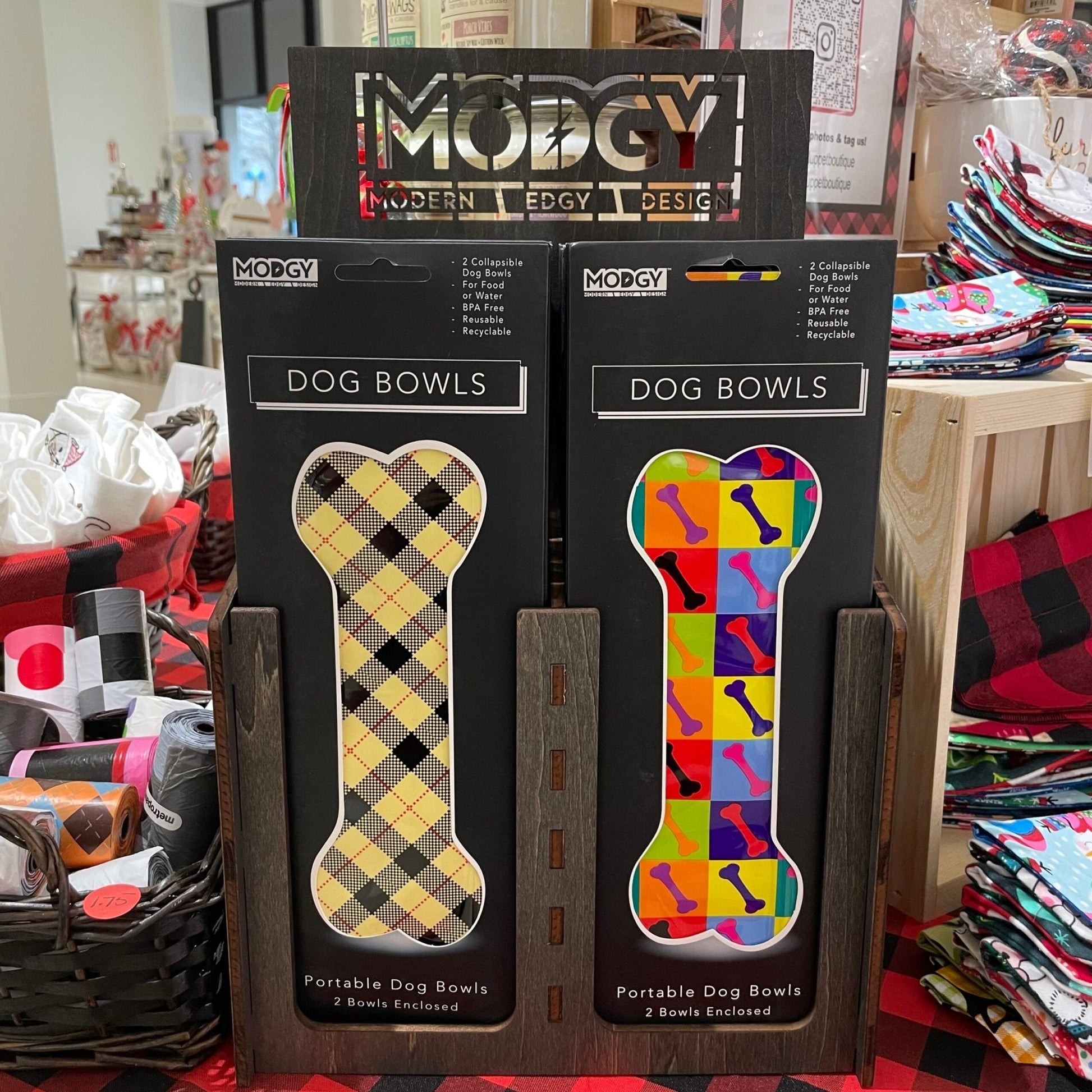 Modgy Collapsible Dog Bowls (set of 2) - Gussied Up Pet Boutique