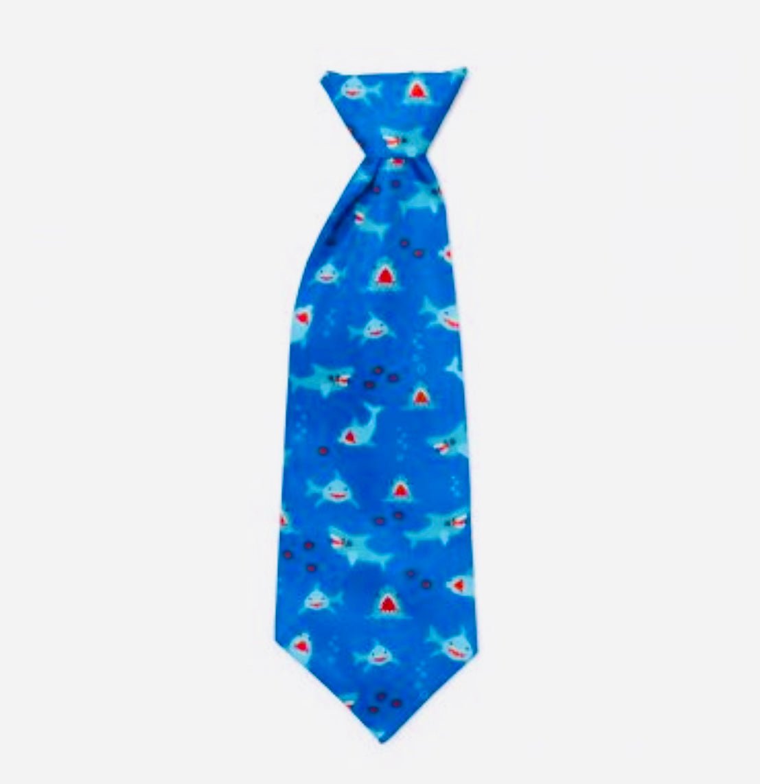 Neck Tie - Sharks - Gussied Up Pet Boutique