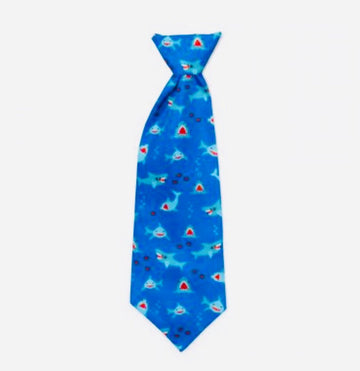 Neck Tie - Sharks - Gussied Up Pet Boutique