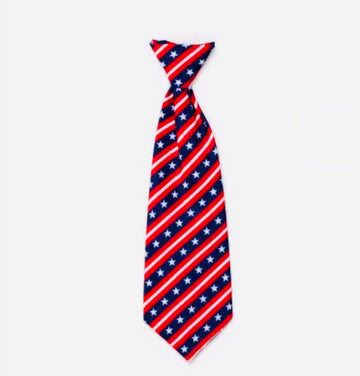 Neck Tie - Stars & Stripes - Gussied Up Pet Boutique