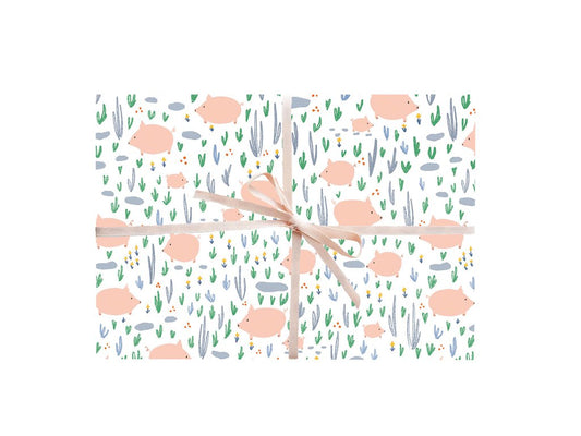 Wrapping Paper - Pig