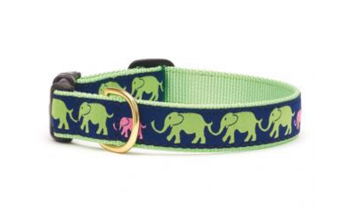 Dog Collar - Elephants