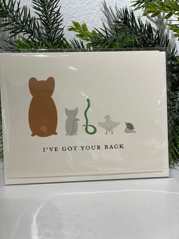 I've Got Your Back Card